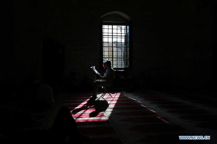 MIDEAST-JERUSALEM-RAMADAN-AL AQSA MOSQUE