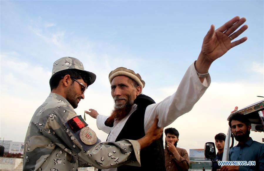 AFGHANISTAN-NANGARHAR-SECURITY CHECKPOINT