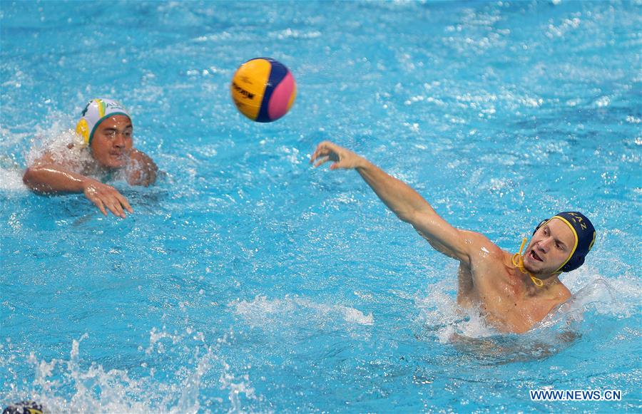 (SP)SERBIA-BELGRADE-WATER POLO-AUSTRALIA VS KAZAKHSTAN