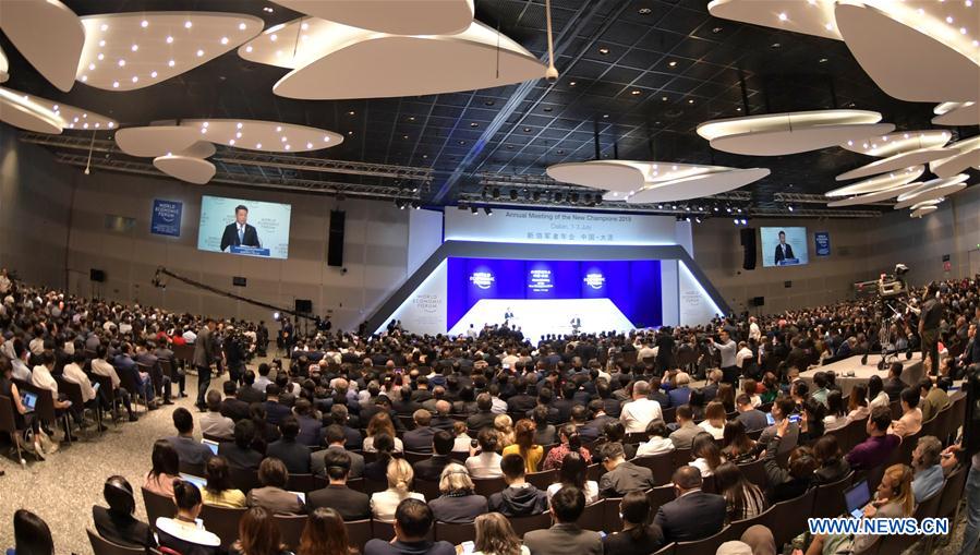 CHINA-DALIAN-SUMMER DAVOS-OPENING PLENARY(CN)