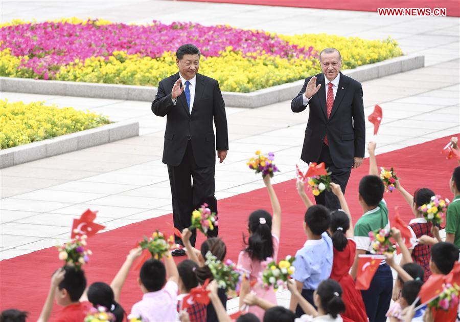 CHINA-BEIJING-XI JINPING-TURKISH PRESIDENT-TALKS (CN)