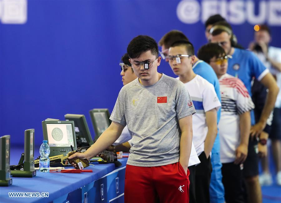 (SP)ITALY-NAPLES-SUMMER UNIVERSIADE 2019-SHOOTING-10M AIR PISTOL MEN