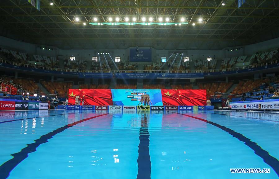 (SP)SOUTH KOREA-GWANGJU-FINA WORLD CHAMPIONSHIPS-ARTISTIC SWIMMING-TEAM  TECHNICAL PRELIMINARY