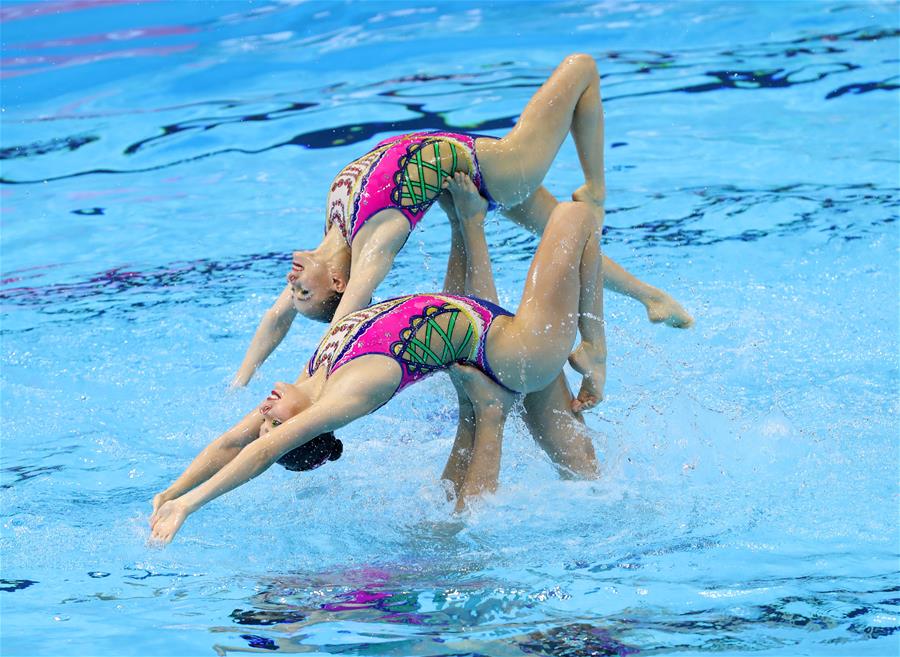 (SP)SOUTH KOREA-GWANGJU-FINA WORLD CHAMPIONSHIPS-ARTISTIC SWIMMING-WOMEN'S TEAM TECHNICAL FINAL