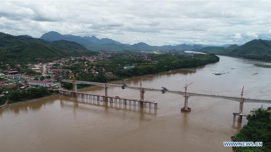 LAOS-LUANG PRABANG-MEKONG RIVER SUPER MAJOR BRIDGE-CLOSURE