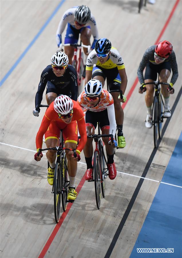 (SP)CHINA-TAIYUAN-2ND YOUTH GAMES-CYCLING TRACK-MEN'S OMNIUM(CN)