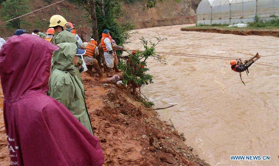 VIETNAM-CENTRAL HIGHLANDS REGION-FLOOD-LANDSLIDE