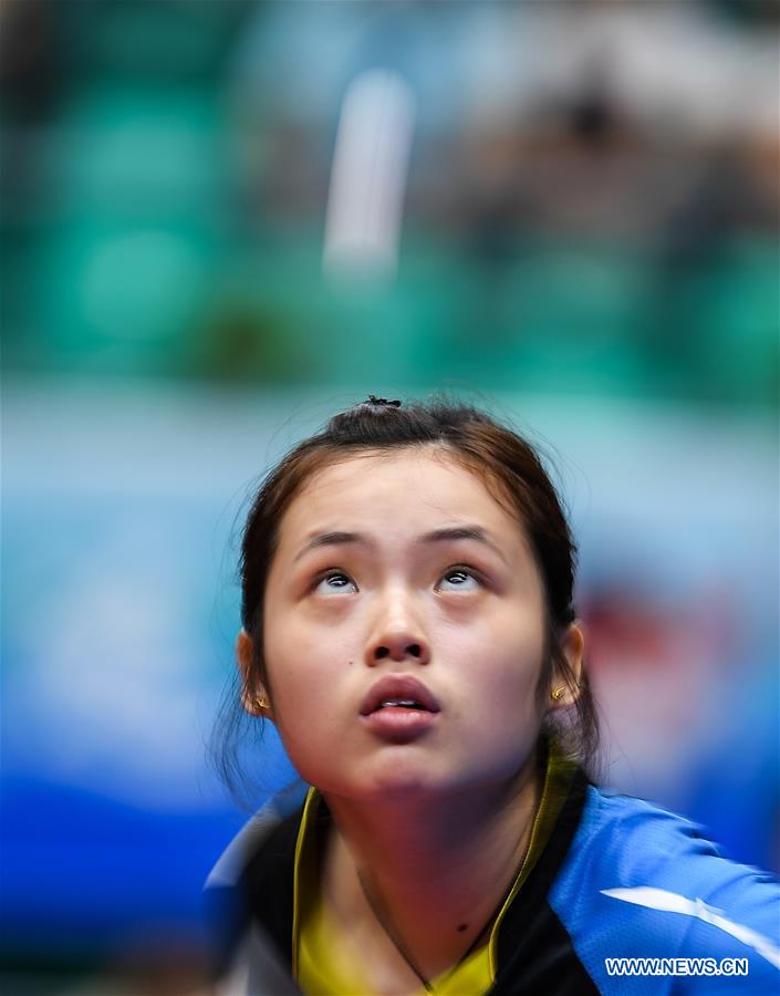 (SP)CHINA-TAIYUAN-2ND YOUTH GAMES-TABLE TENNIS-WOMEN'S TEAM QUALIFICATION(CN)