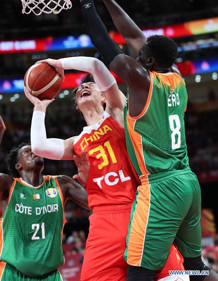 (SP)CHINA-BEIJING-BASKETBALL-FIBA WORLD CUP-GROUP A-CHN VS CIV (CN)