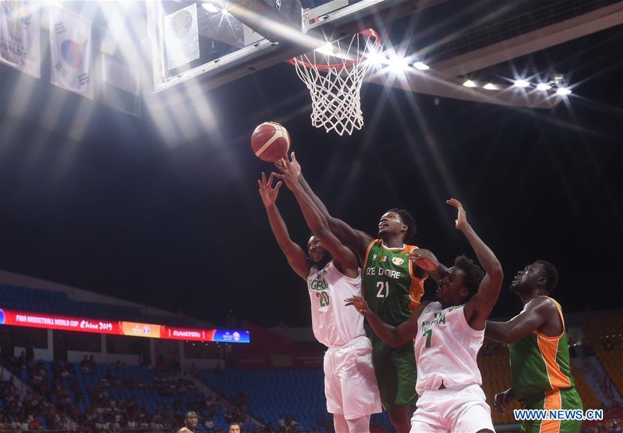 (SP)CHINA-GUANGZHOU-BASKETBALL-FIBA WORLD CUP-GROUP M-NGA VS CIV(CN)