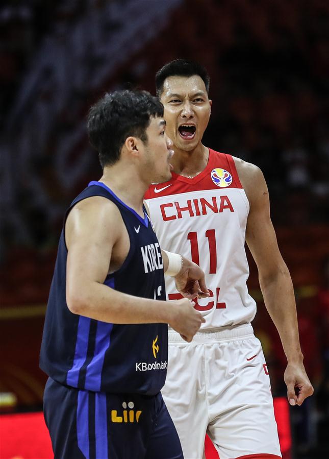 (SP)CHINA-GUANGZHOU-BASKETBALL-FIBA WORLD CUP-GROUP M-CHN VS KOR(CN)