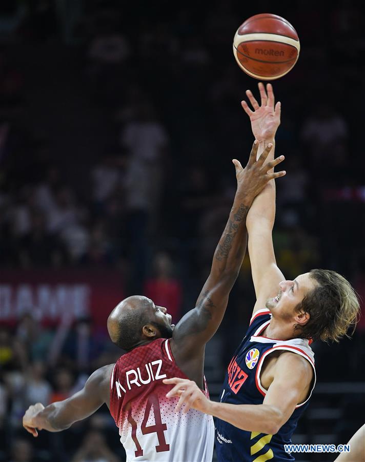 (SP)CHINA-FOSHAN-BASKETBALL-FIBA WORLD CUP-GROUP I-VEN VS RUS(CN)