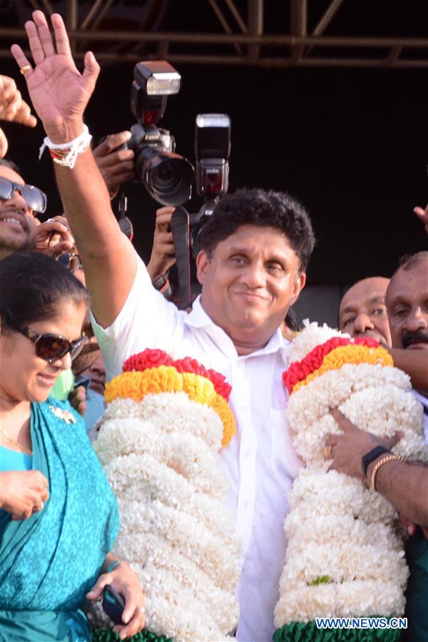 SRI LANKA-COLOMBO-PRESIDENTIAL ELECTION-RALLY