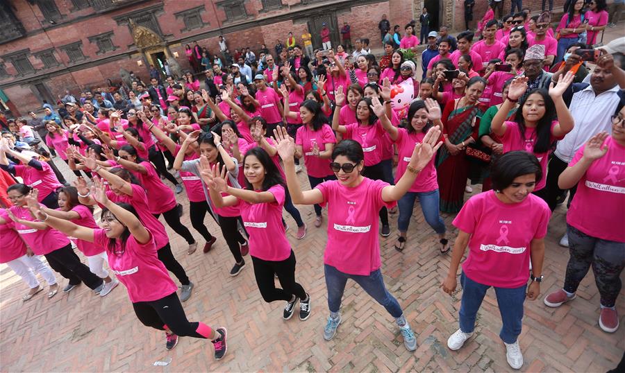 NEPAL-LALITPUR-BREAST CANCER AWARENESS-WALKATHON