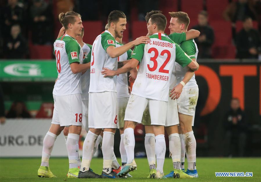 (SP)GERMANY-AUGSBURG-SOCCER-BUNDESLIGA-AUGSBURG VS HERTHA