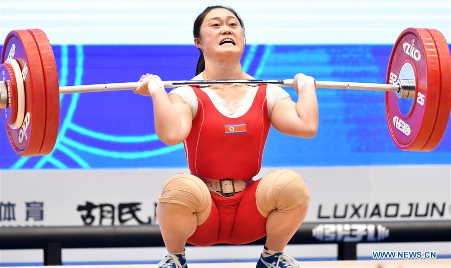 (SP)CHINA-TIANJIN-WEIGHTLIFTING-IWF WORLD CUP (CN)