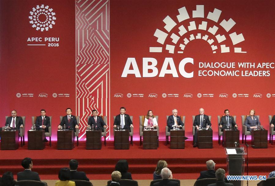 PERU-CHINA-XI JINPING-ABAC-DIALOGUE