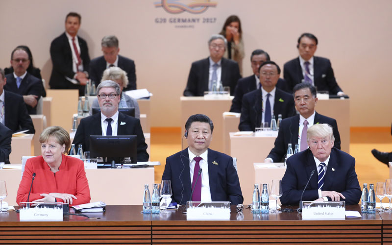 Xi calls on G20 to champion open world economy, foster new growth 
drivers