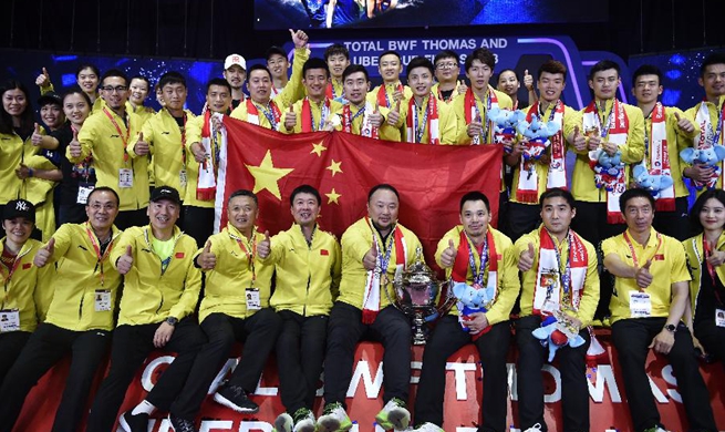 China beats Japan 3-1 to win Thomas Cup