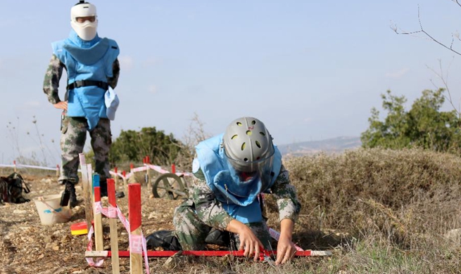 In pics: Chinese peacekeepers work in southern Lebanon