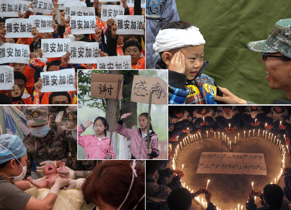 蘆山地震七日祭：“悲傷過后，帶著希望繼續(xù)前行”