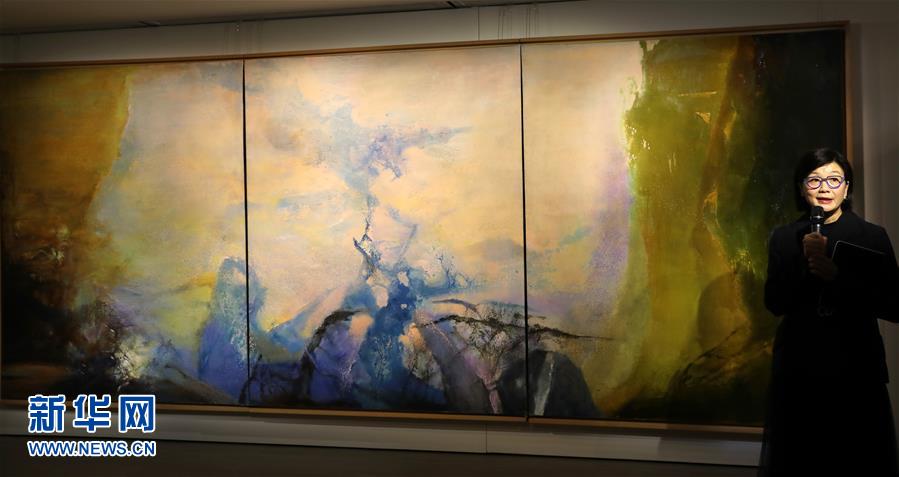 (圖文互動)(2)趙無極大型作品將亮相佳士得香港春拍