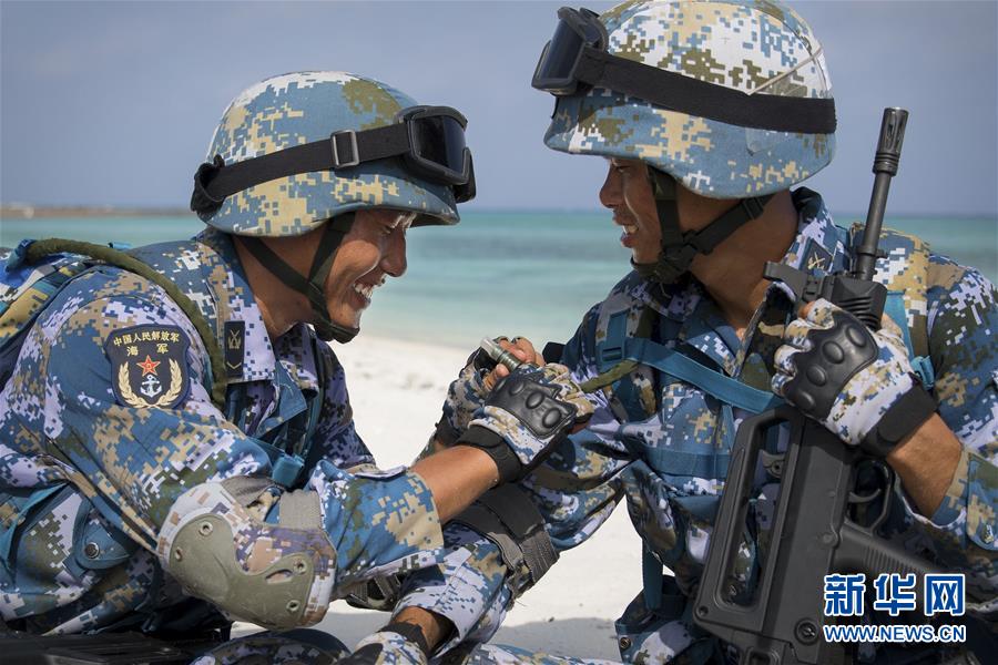 （壯麗70年&middot;奮斗新時代&middot;新華全媒頭條&middot;圖文互動）（7）&ldquo;你在我的航程上，我在你的視線里&rdquo;&mdash;&mdash;走進海軍西沙中建島官兵的五彩世界