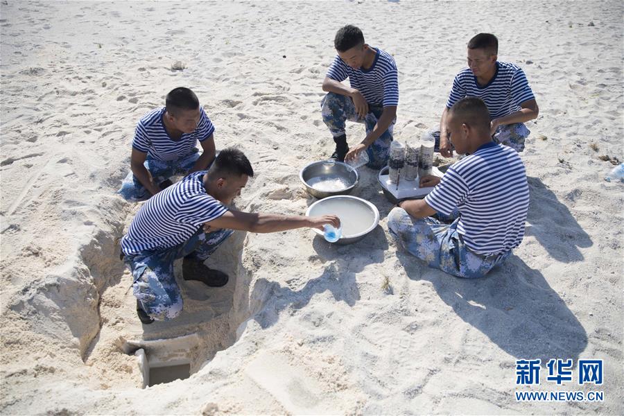 （壯麗70年&middot;奮斗新時代&middot;新華全媒頭條&middot;圖文互動）（8）&ldquo;你在我的航程上，我在你的視線里&rdquo;&mdash;&mdash;走進海軍西沙中建島官兵的五彩世界