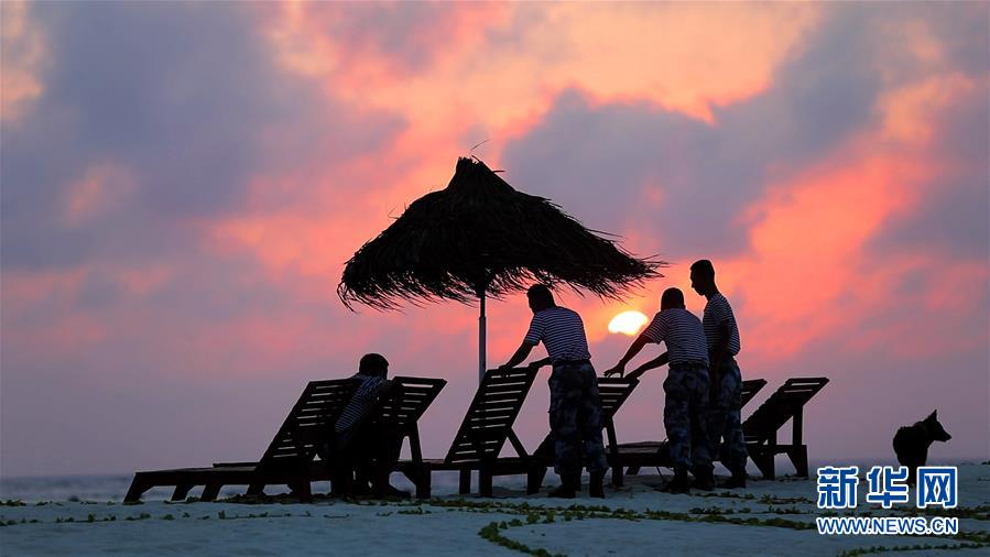 （壯麗70年&middot;奮斗新時代&middot;新華全媒頭條&middot;圖文互動）（9）&ldquo;你在我的航程上，我在你的視線里&rdquo;&mdash;&mdash;走進海軍西沙中建島官兵的五彩世界
