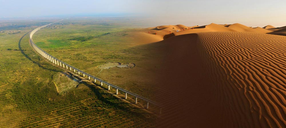 【高清圖集】&ldquo;昨日荒沙地，今日聚寶盆&rdquo;