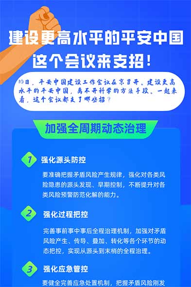 建設(shè)更高水平的平安中國 這個會議來支招！