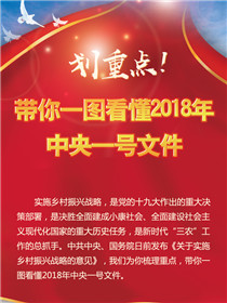 劃重點(diǎn)！帶你一圖看懂2018年中央一號(hào)文件