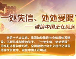 圖解：“一處失信、處處受限”——誠信中國正在崛起