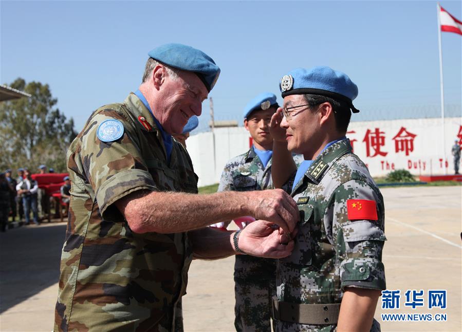 （國際·圖文互動）（2）中國赴黎維和官兵榮獲聯(lián)合國“和平榮譽(yù)勛章”