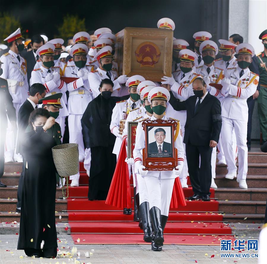 （國(guó)際）（2）越南為原越共中央總書記黎可漂舉行國(guó)葬