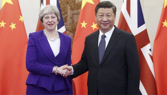 習近平會見英國首相特雷莎·梅