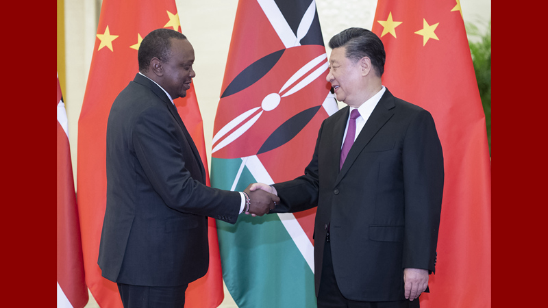 習(xí)近平會(huì)見(jiàn)肯尼亞總統(tǒng)肯雅塔