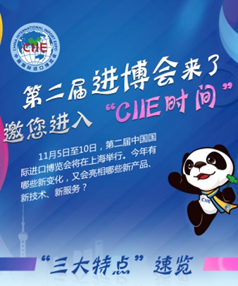 第二屆進博會來了 邀您進入“CIIE時間”