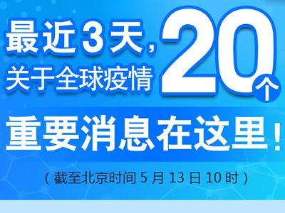 【圖解】最近3天，關(guān)于全球疫情20個(gè)重要消息在這里！