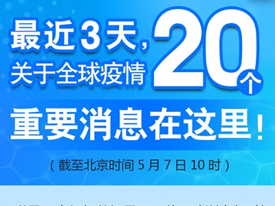 【圖解】最近3天，關(guān)于全球疫情20個(gè)重要消息在這里！